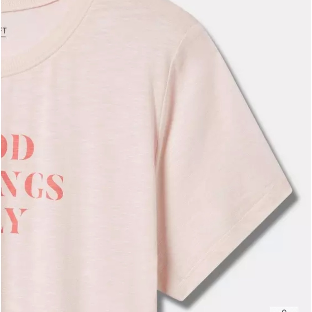 NWT Torrid Light Pink Graphic Tee - Picture 3 of 7